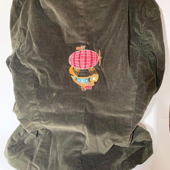 Upcycled Calvin Klein Blazer with Air Ship on back. - Picture 2 of 3